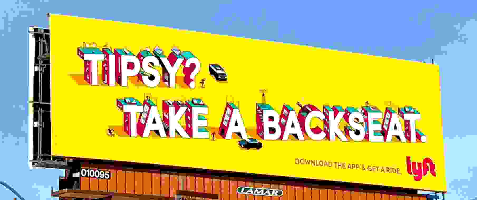 Nevada DUI BillBoard for Lyft to Prevent Drunk Driving